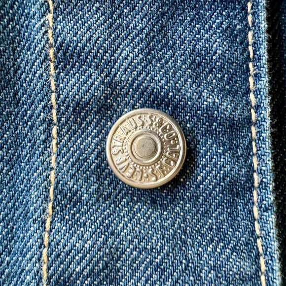 🎄FINAL PRICE DROP! Men’s Levi's Engineered Blue Denim Jacket, XL - Picture 8 of 9